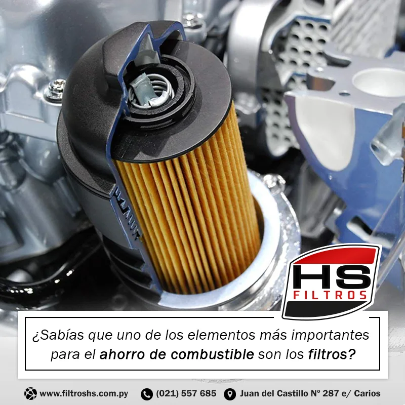 Elemento filtrante HS para motor