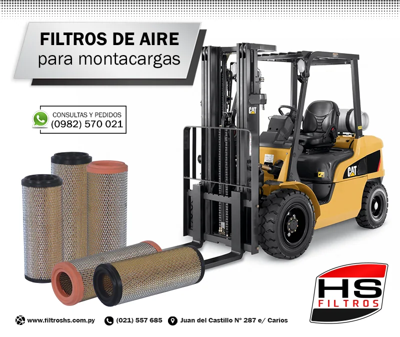 Filtros de aire HS para montacargas